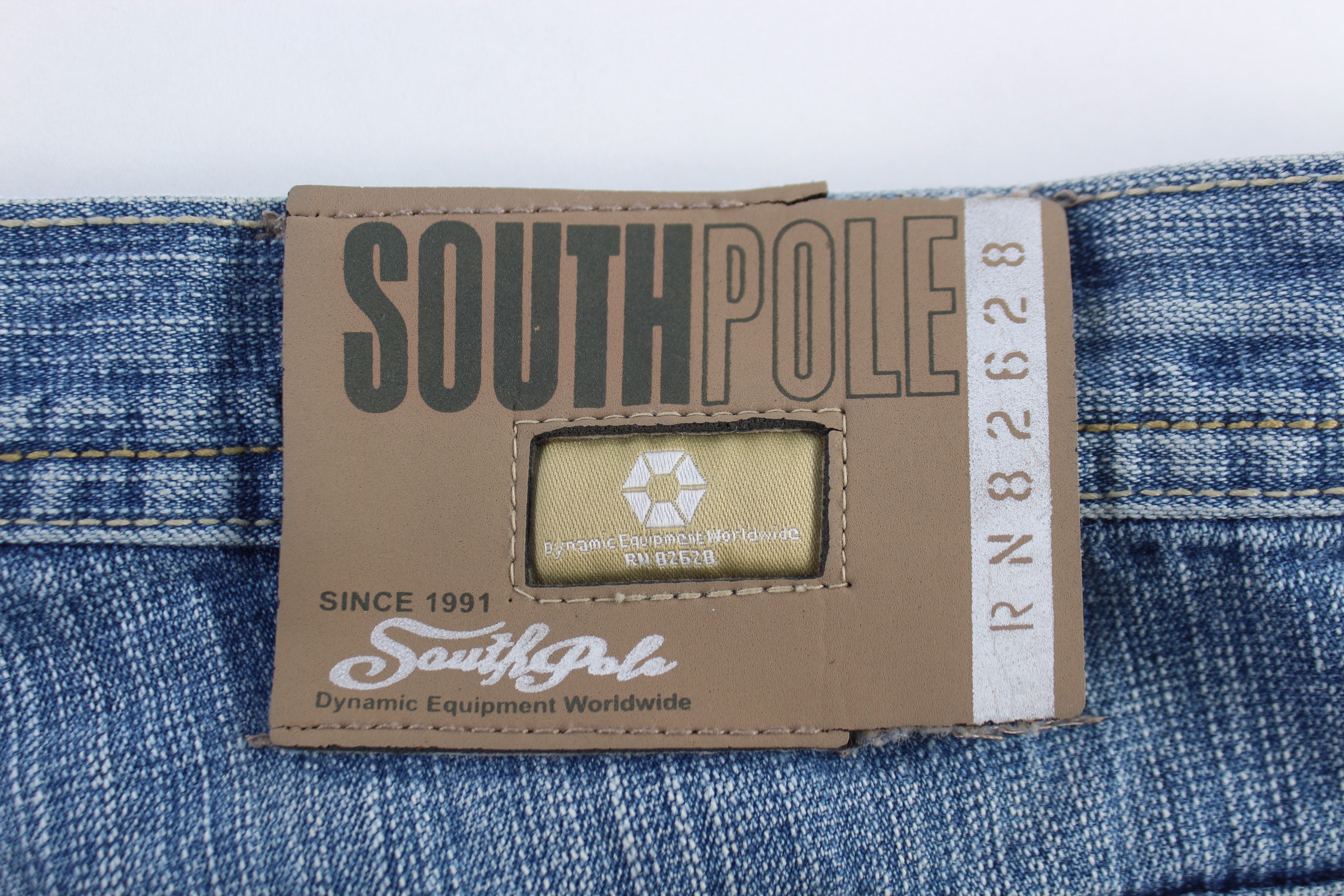 Southpole Light Wash Denim Shorts