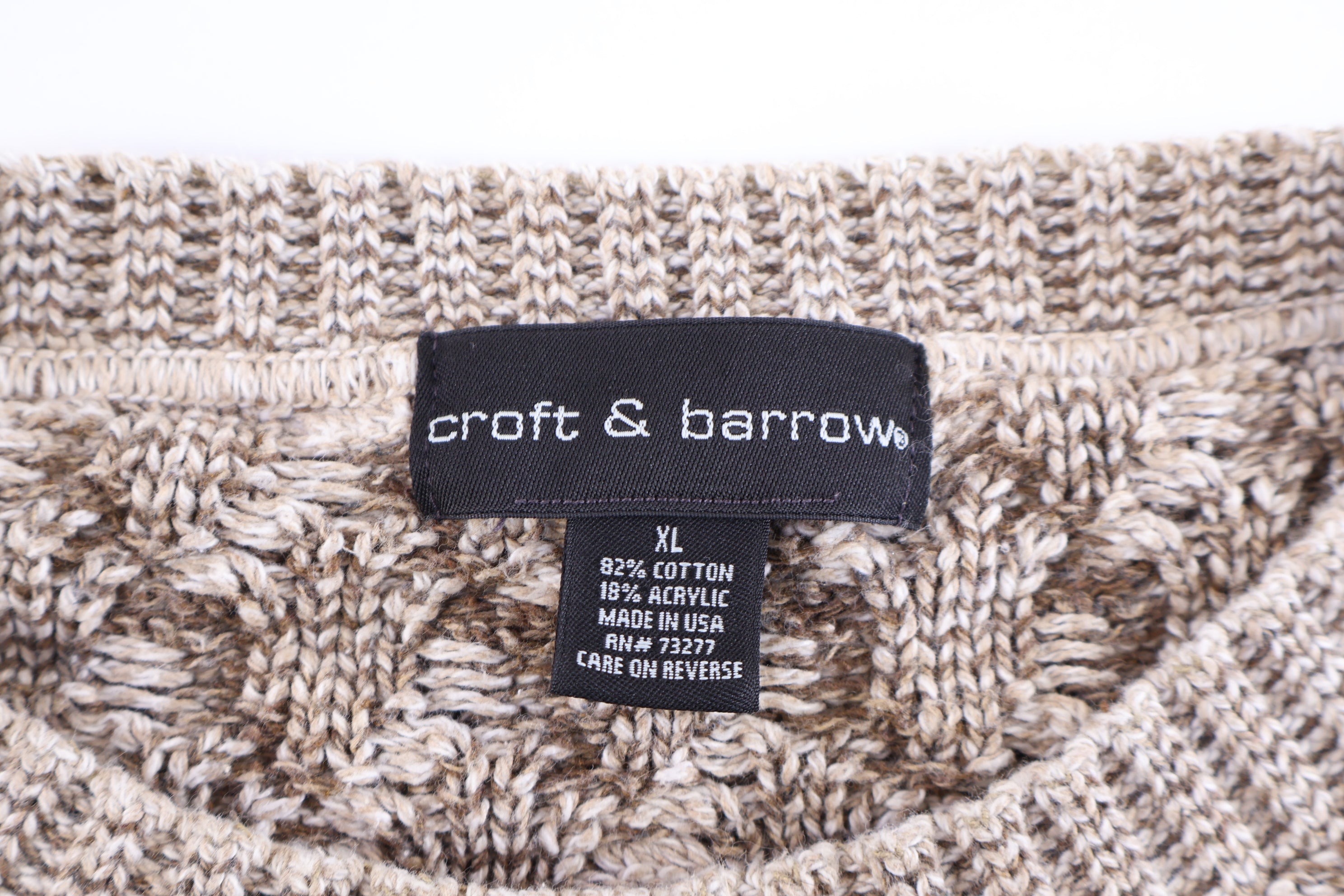 Vintage Croft & Barrow Multipattern Knit Sweater