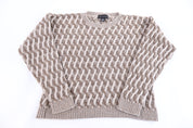 Vintage Croft & Barrow Multipattern Knit Sweater