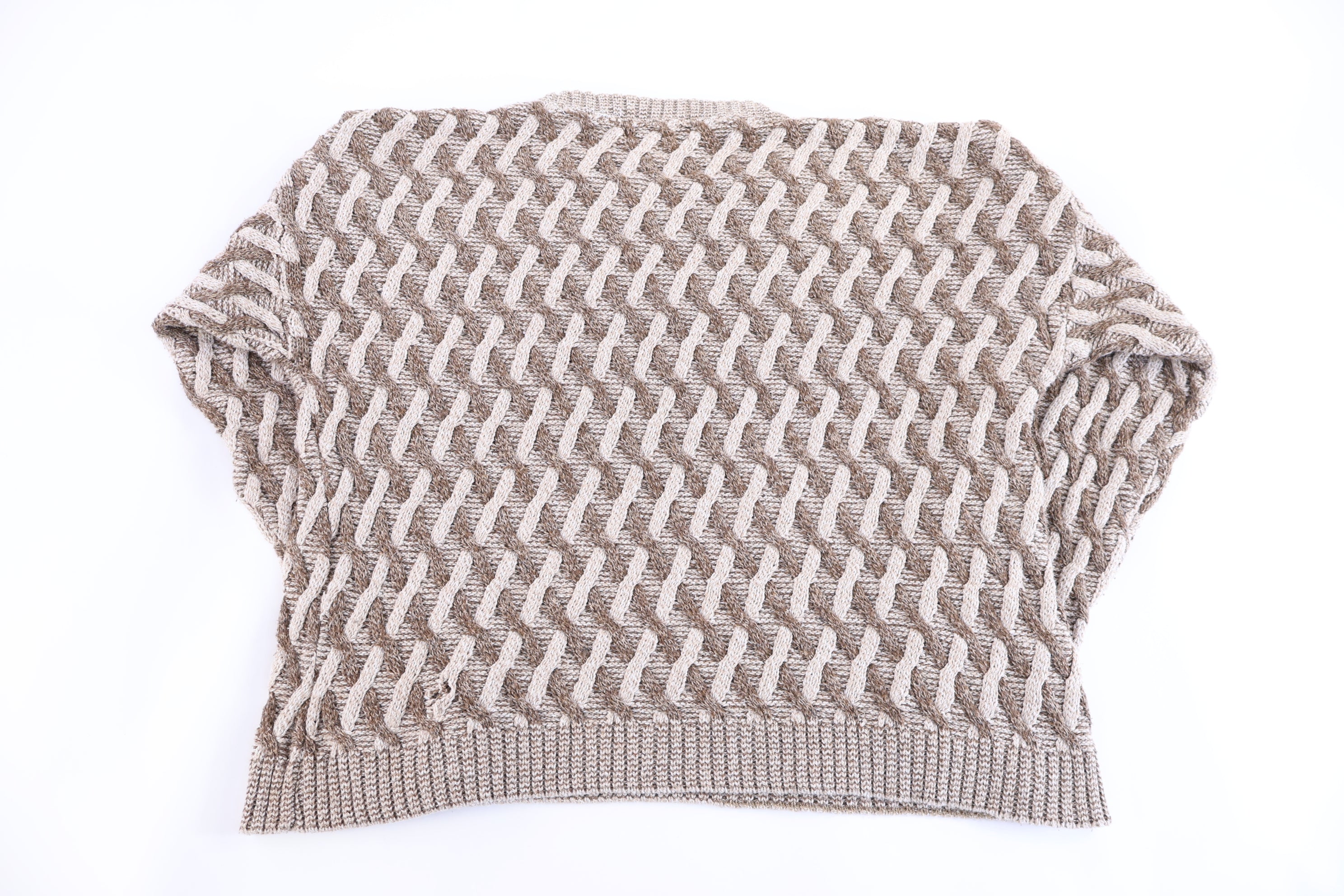 Vintage Croft & Barrow Multipattern Knit Sweater