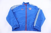 Adidas Embroidered Logo Multicolor Full Zip Reversible Jacket