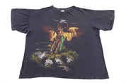 90's American Thunder Native American Warrior T-shirt