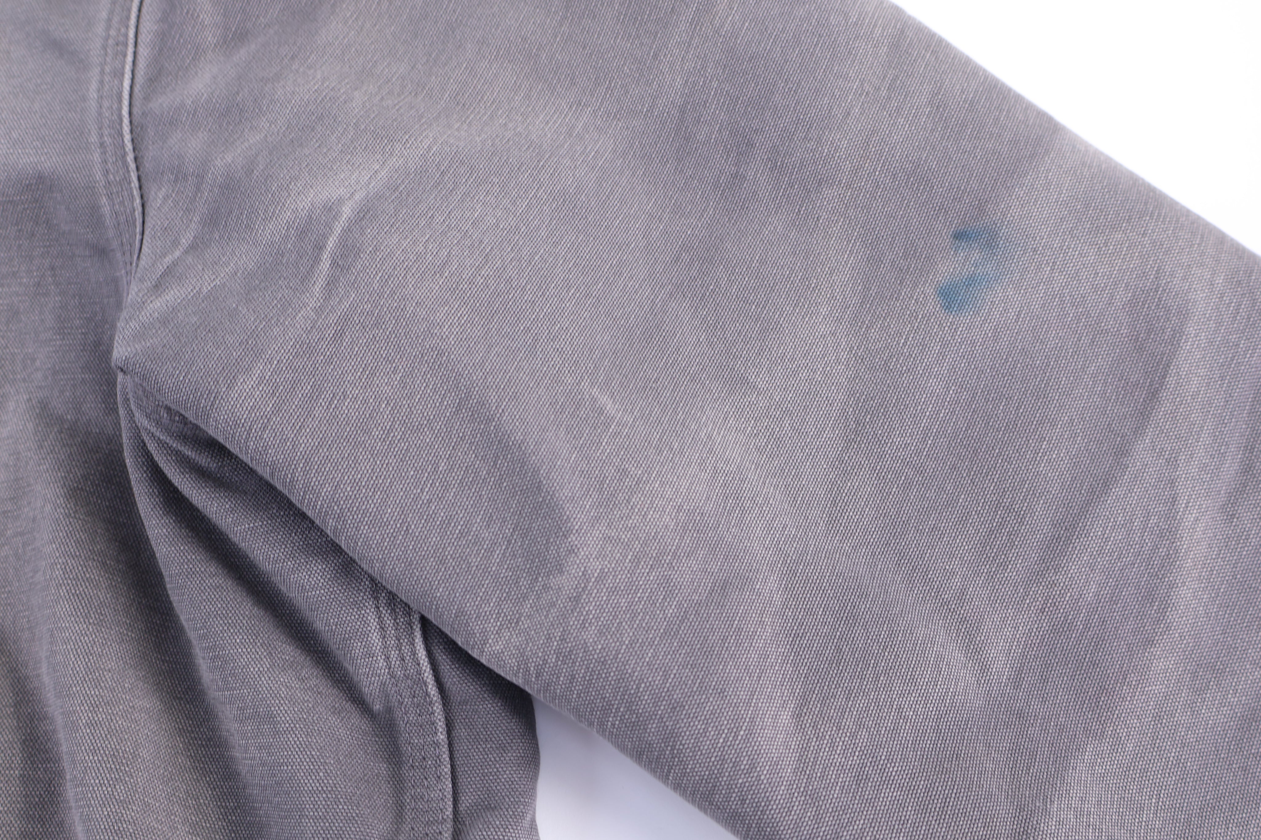Carhartt Logo Patch Grey Full Zip Jacket