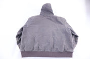 Carhartt Logo Patch Grey Full Zip Jacket