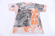 90's Fast Break Jam All Over Graphic T-shirt