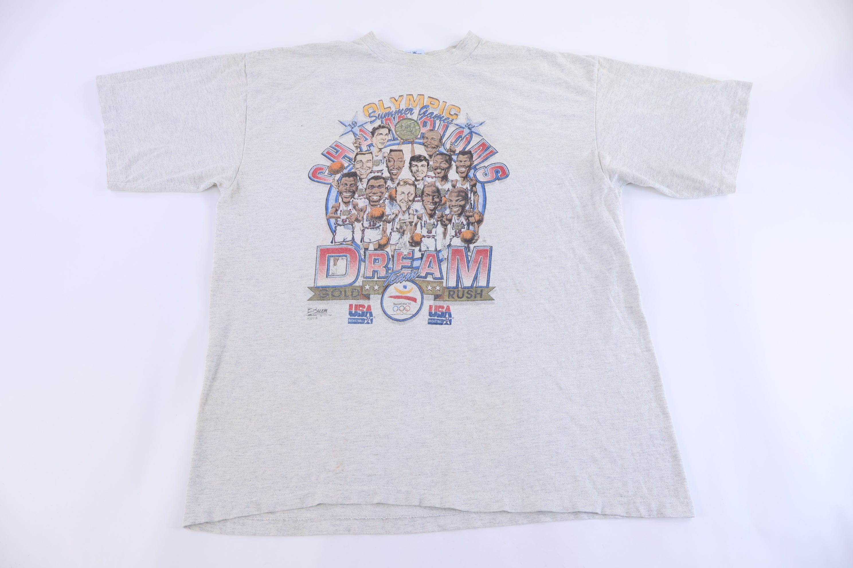 1992 United States Dream Team Caricature Graphic T-shirt