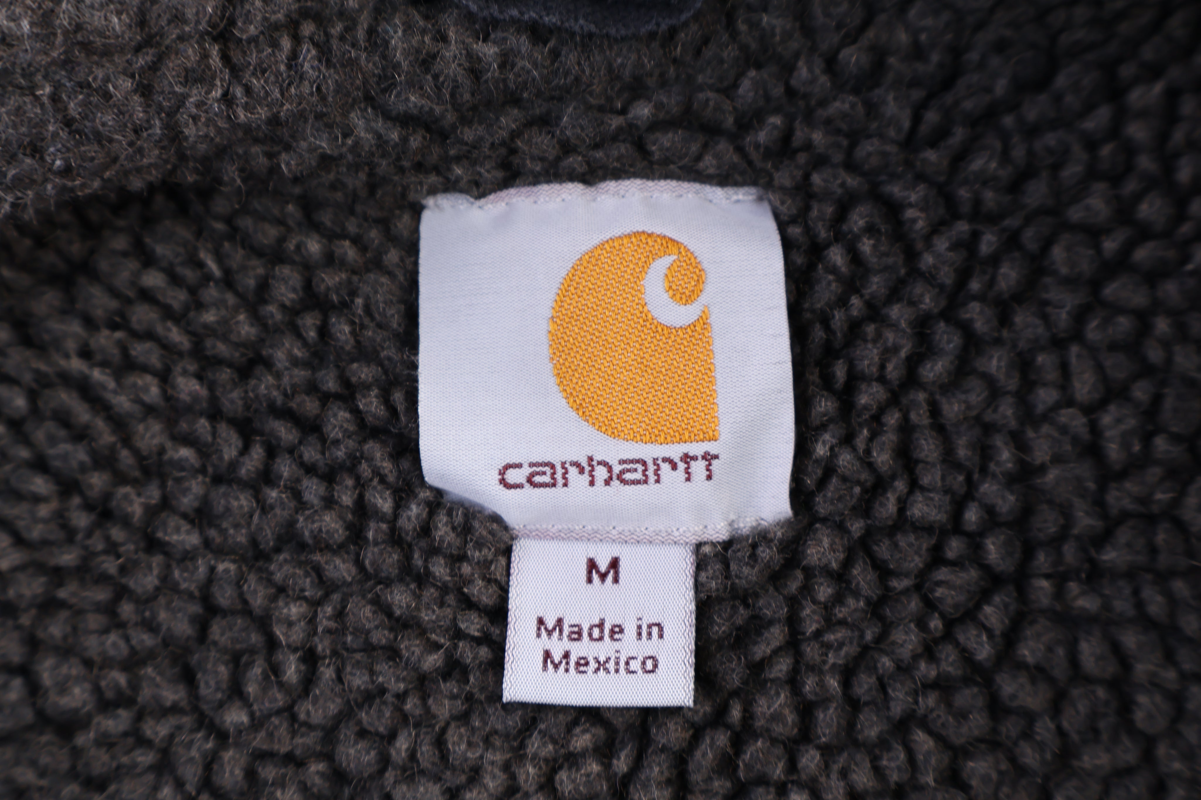 Carhartt Logo Patch Black Full Zip Jacket