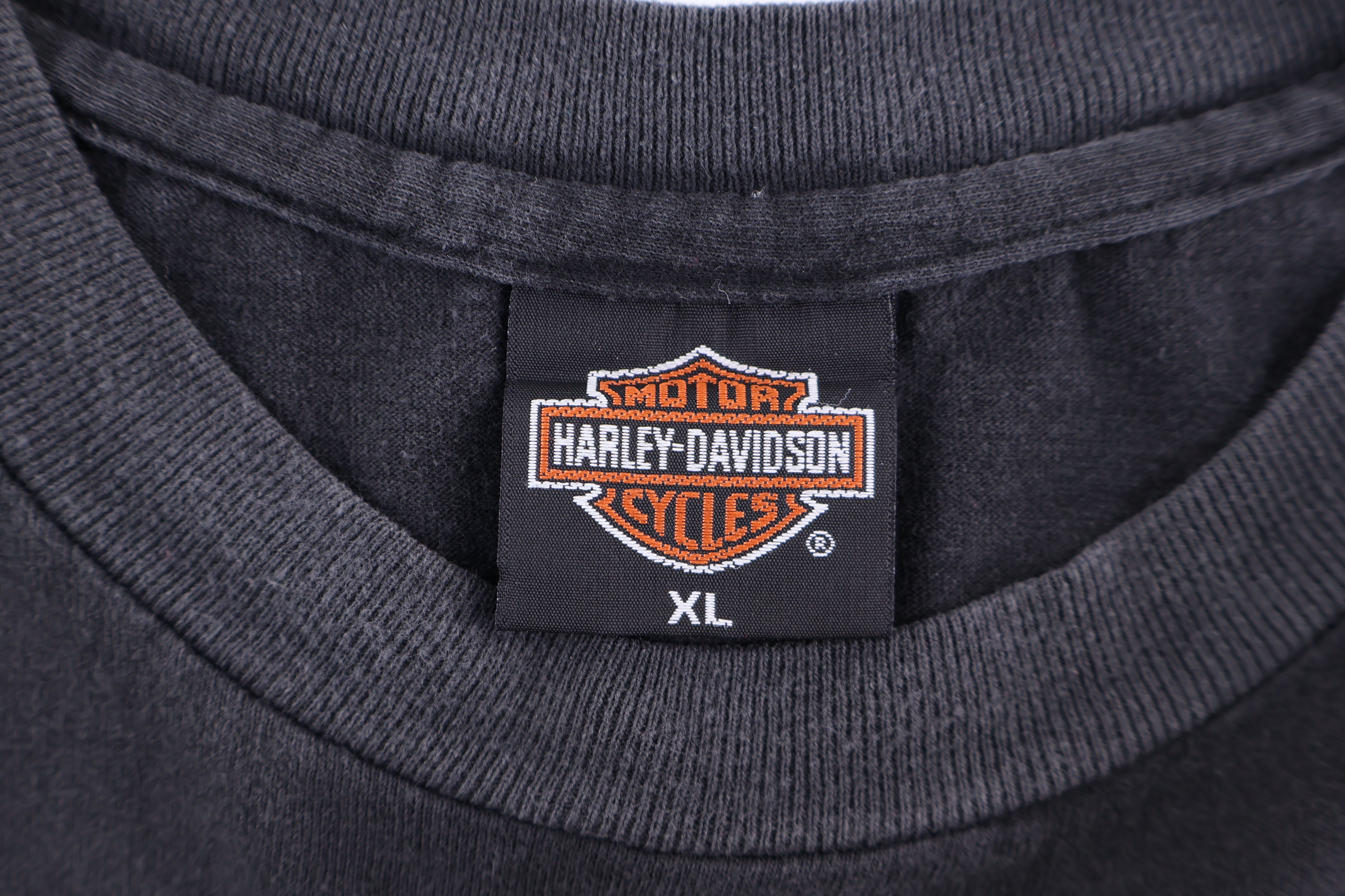 1990 Harley Davidson Motorcycles The Last Biker On Earth 3D Emblem T-shirt