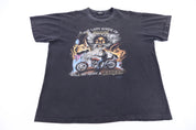 1990 Harley Davidson Motorcycles The Last Biker On Earth 3D Emblem T-shirt