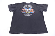 1990 Harley Davidson Motorcycles The Last Biker On Earth 3D Emblem T-shirt