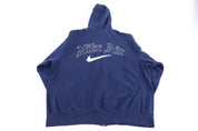 Vintage Nike Embroidered Logo Blue Full Zip Jacket