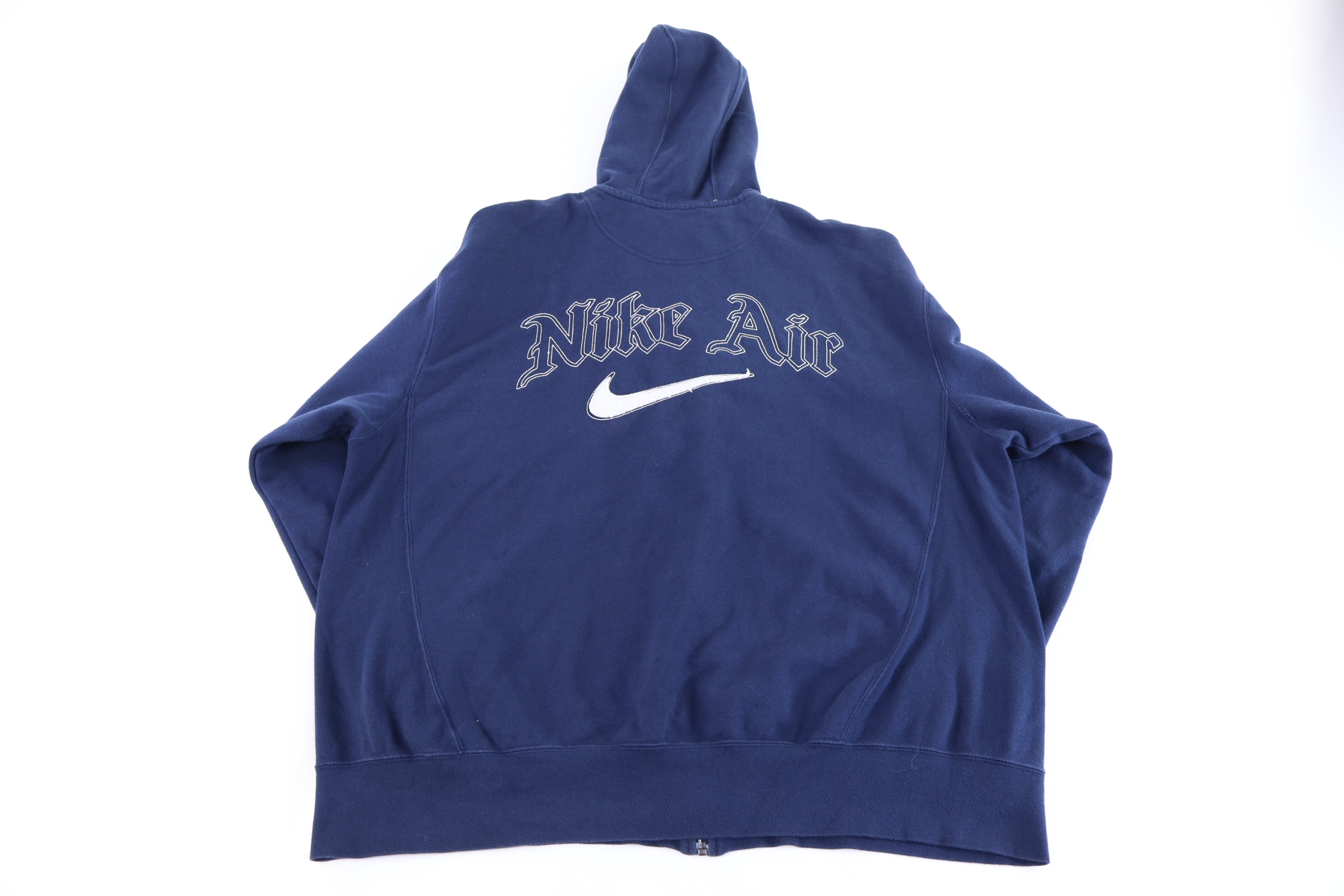 Vintage Nike Embroidered Logo Blue Full Zip Jacket
