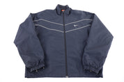 Nike Embroidered Logo Black & White Full Zip Jacket