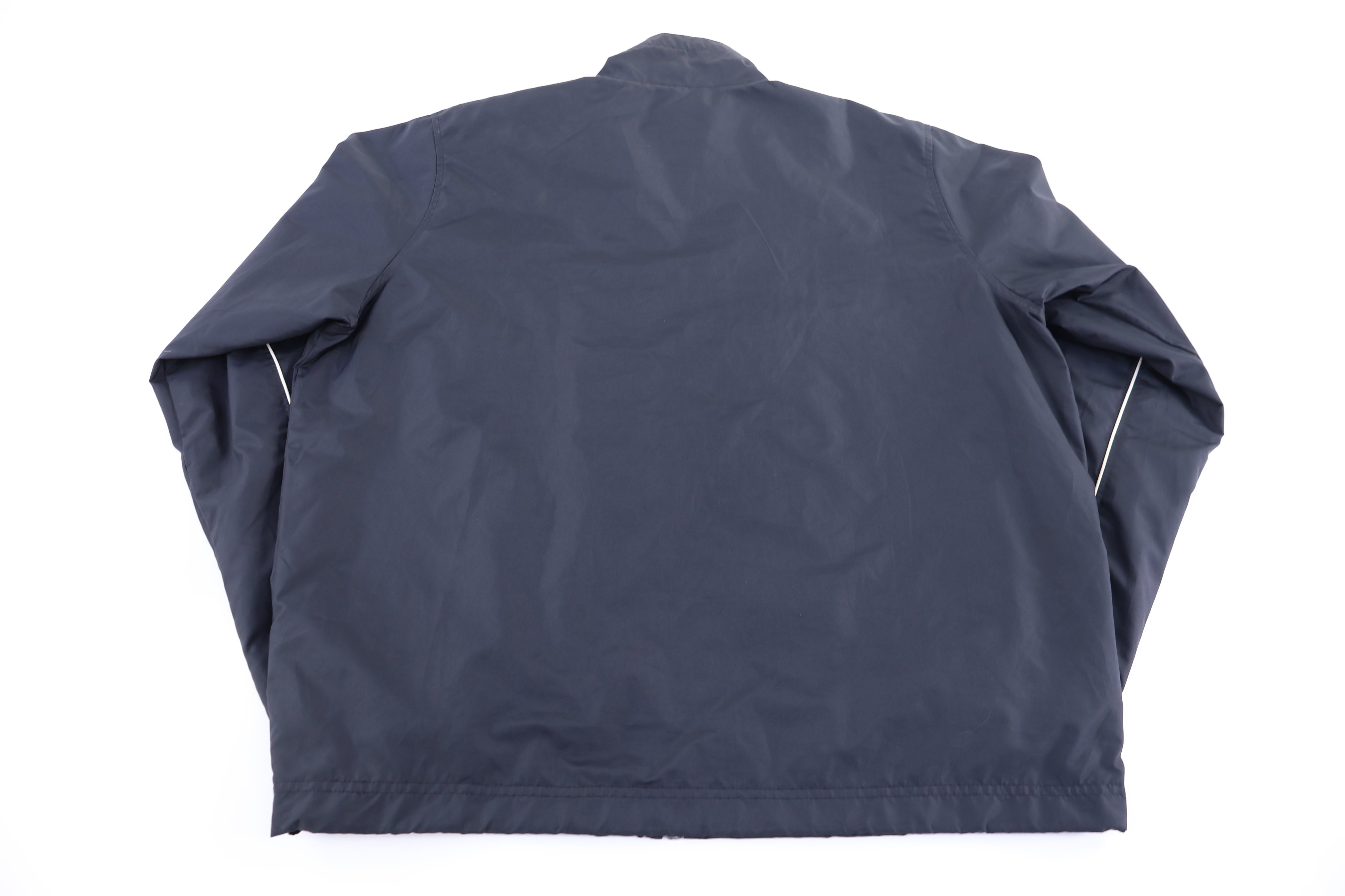 Nike Embroidered Logo Black & White Full Zip Jacket