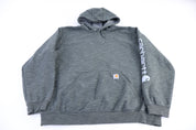 Carhartt Logo Patch Loose Fit Pullover Hoodie