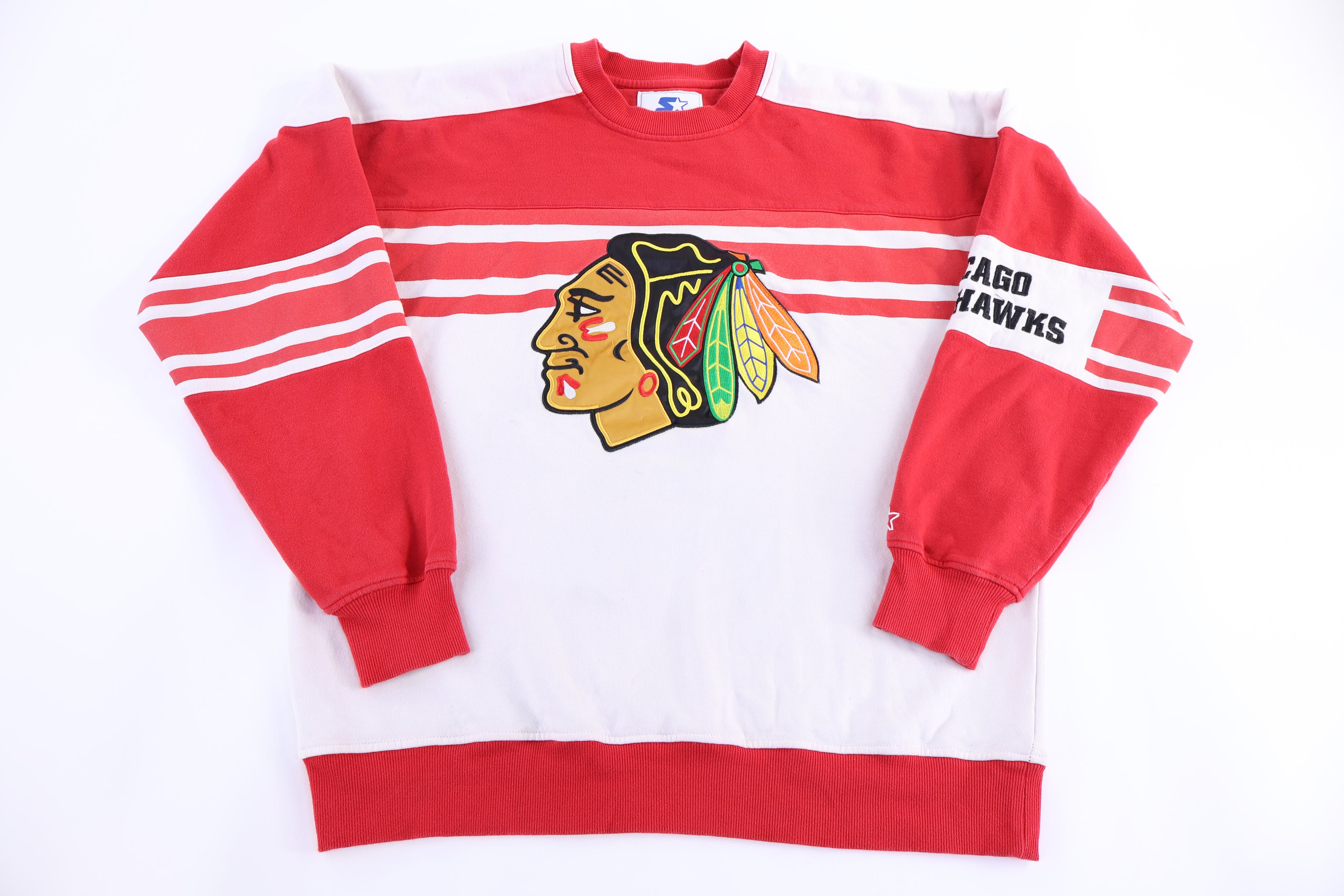 Vintage Starter Chicago Blackhawks Hockey Sweatshirt