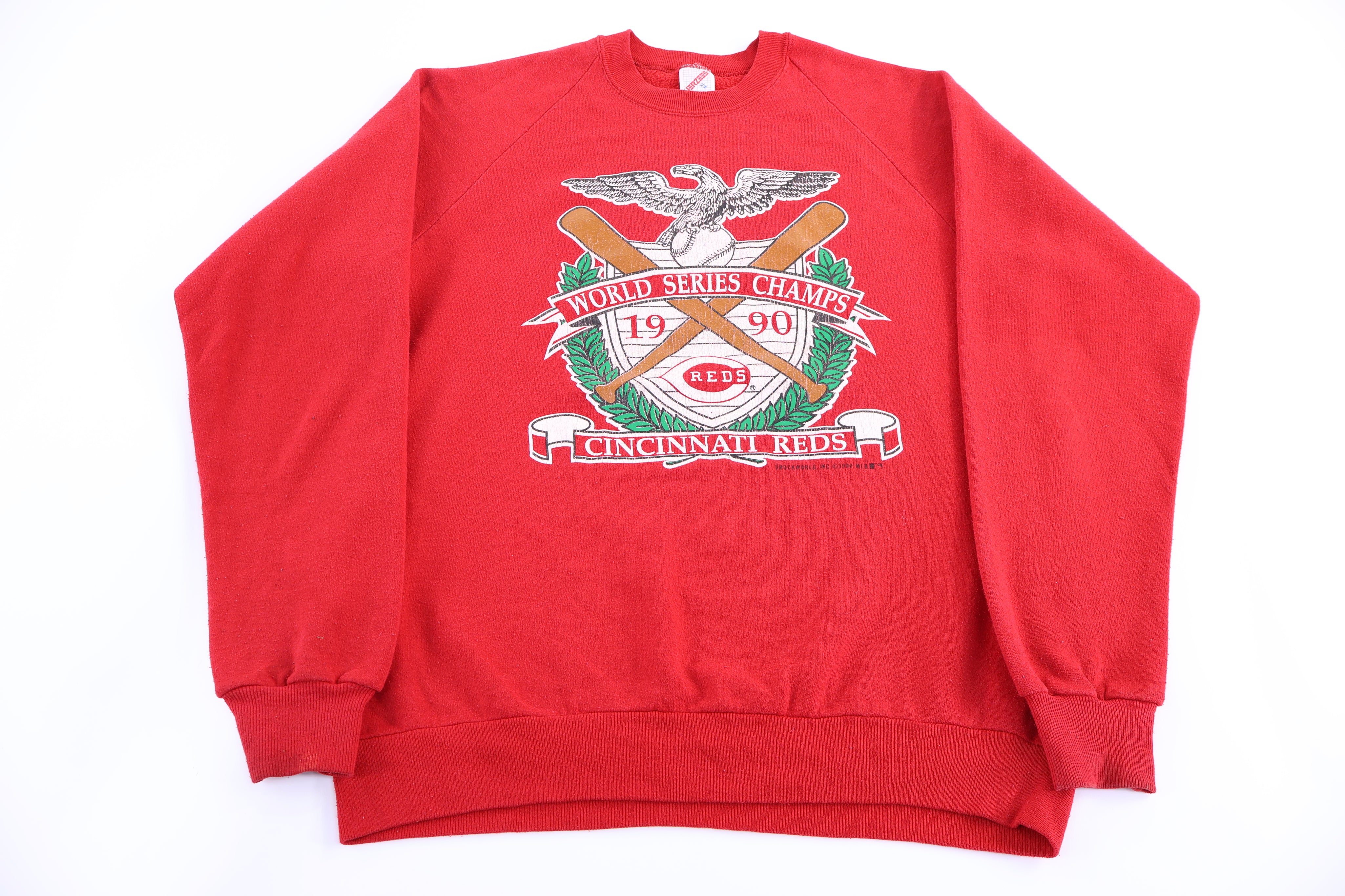 1990 Cincinnati Reds Baseball World Series Sweatshirt