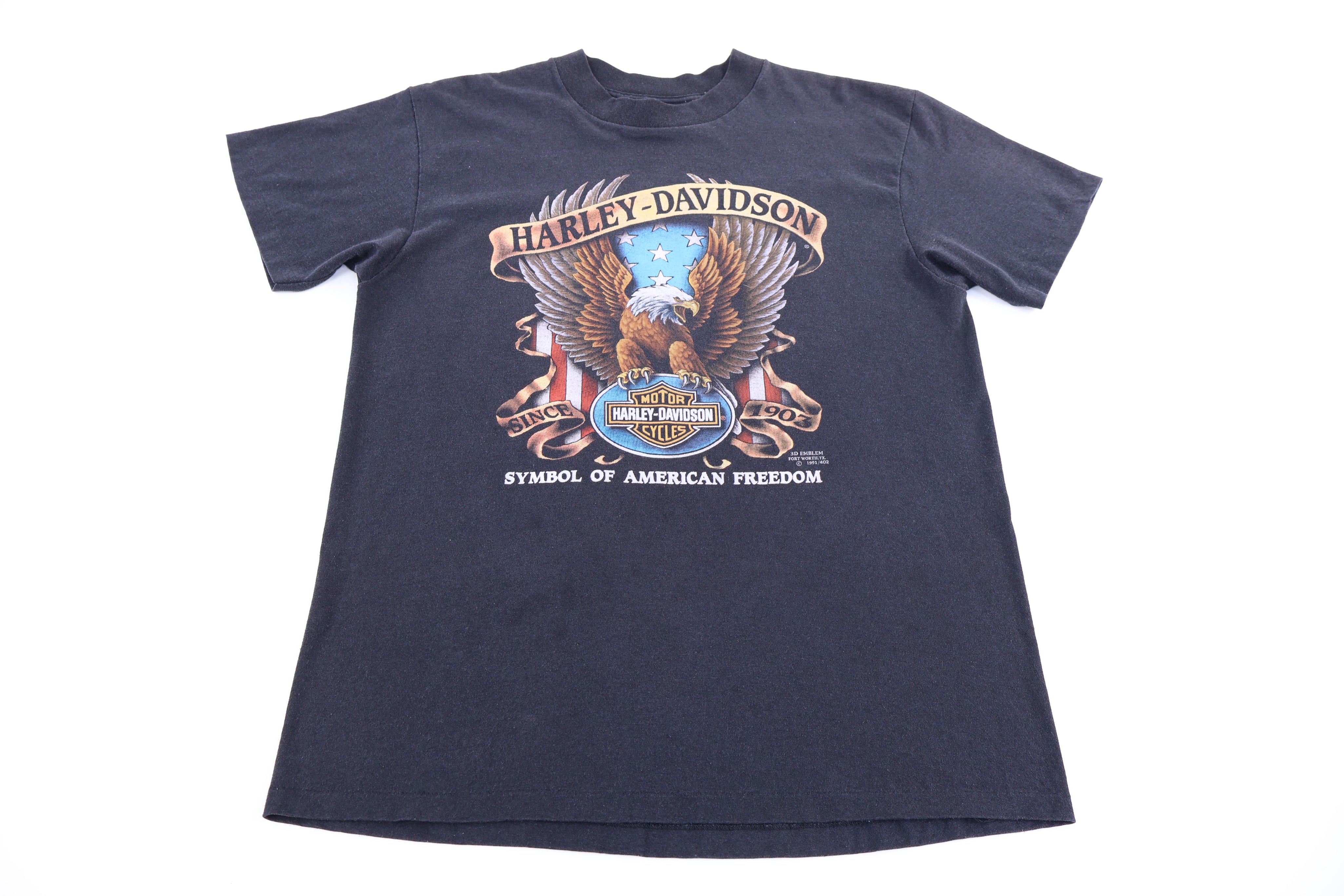 1991 Harley Davidson Motorcycles Symbol of American Freedom T-shirt