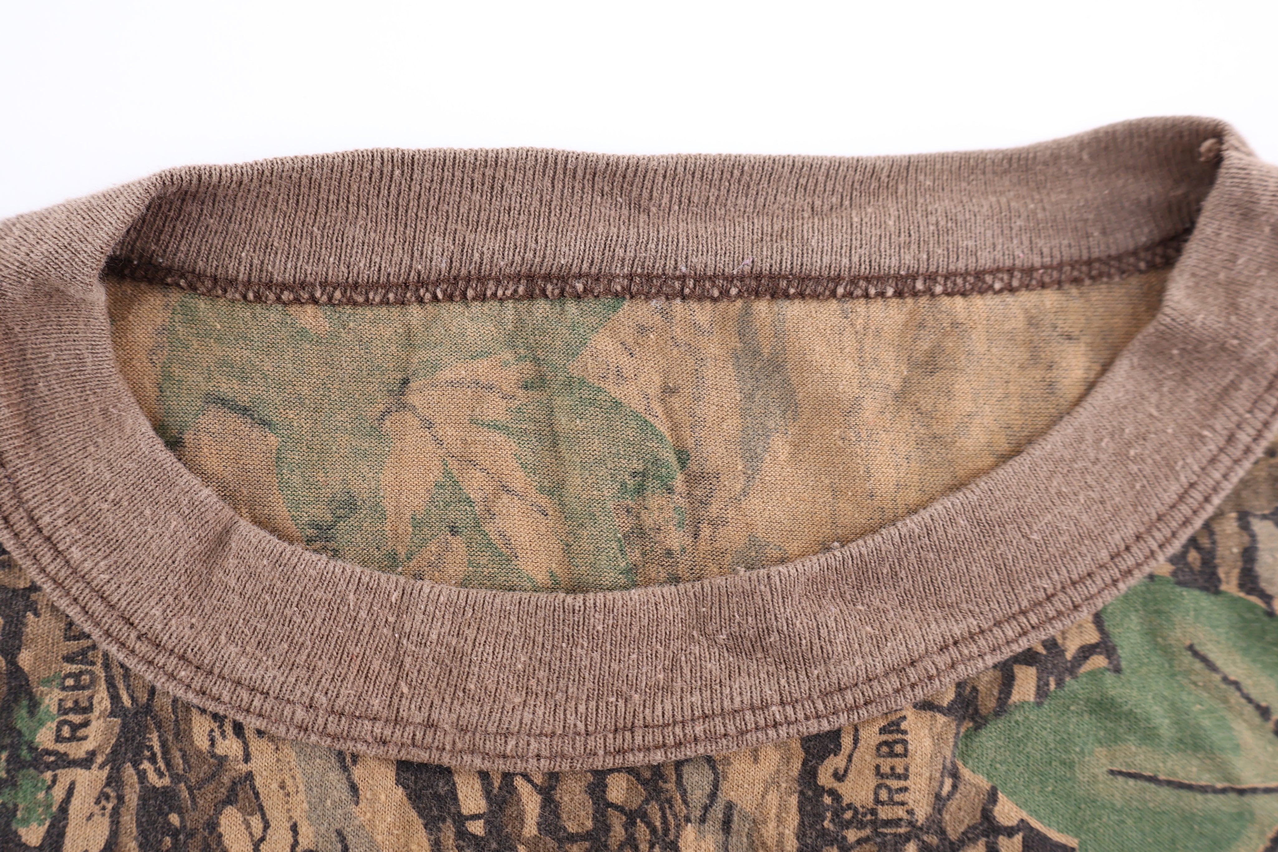 90's Tree Bark Camo Pocket T-shirt
