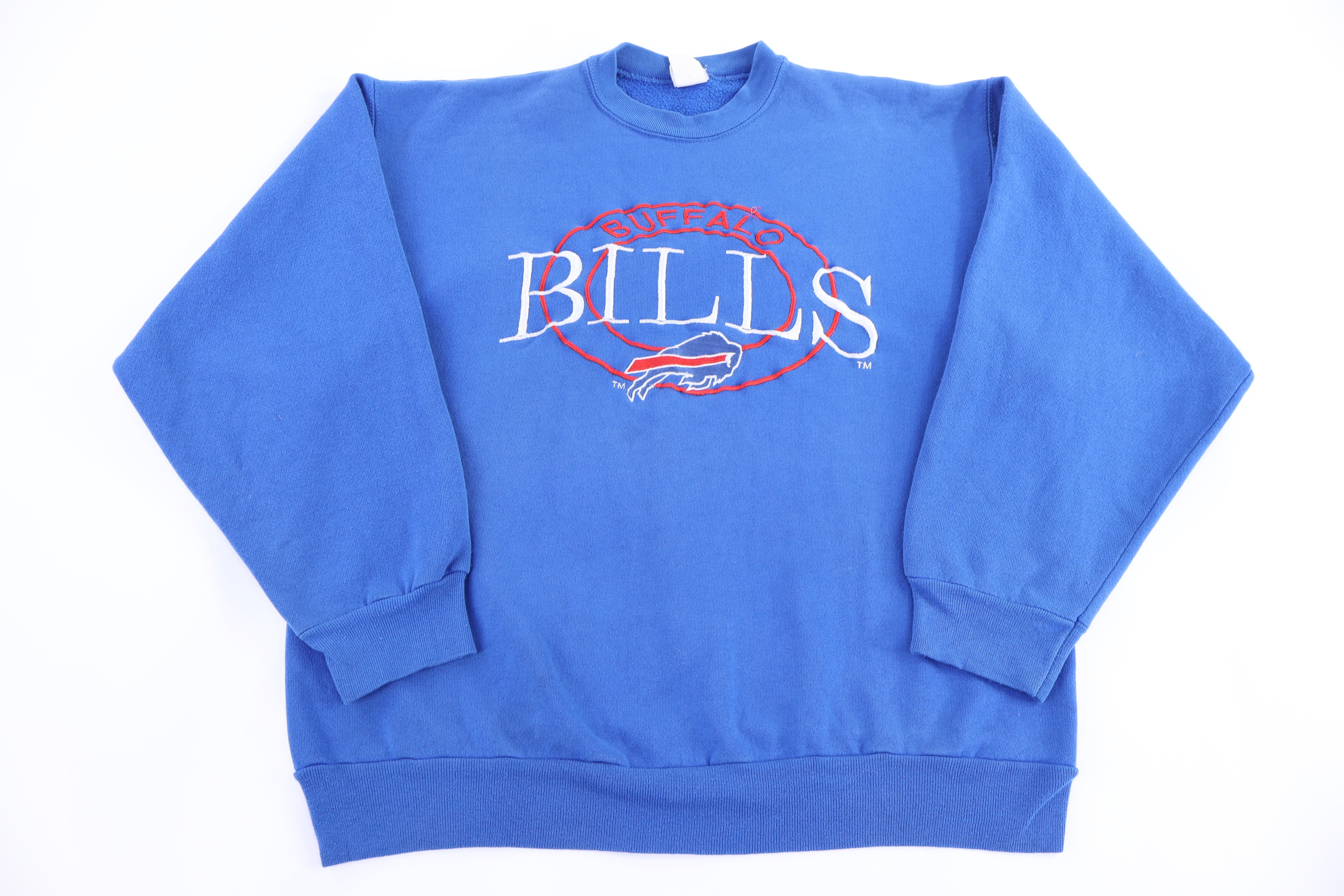90's Buffalo Bills Football Embroidered Sweatshirt