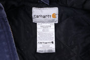 Carhartt Logo Patch Blue Full Zip Jacket