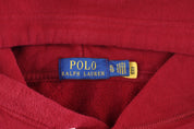 Polo Ralph Lauren Embroidered Logo Red Pullover Hoodie
