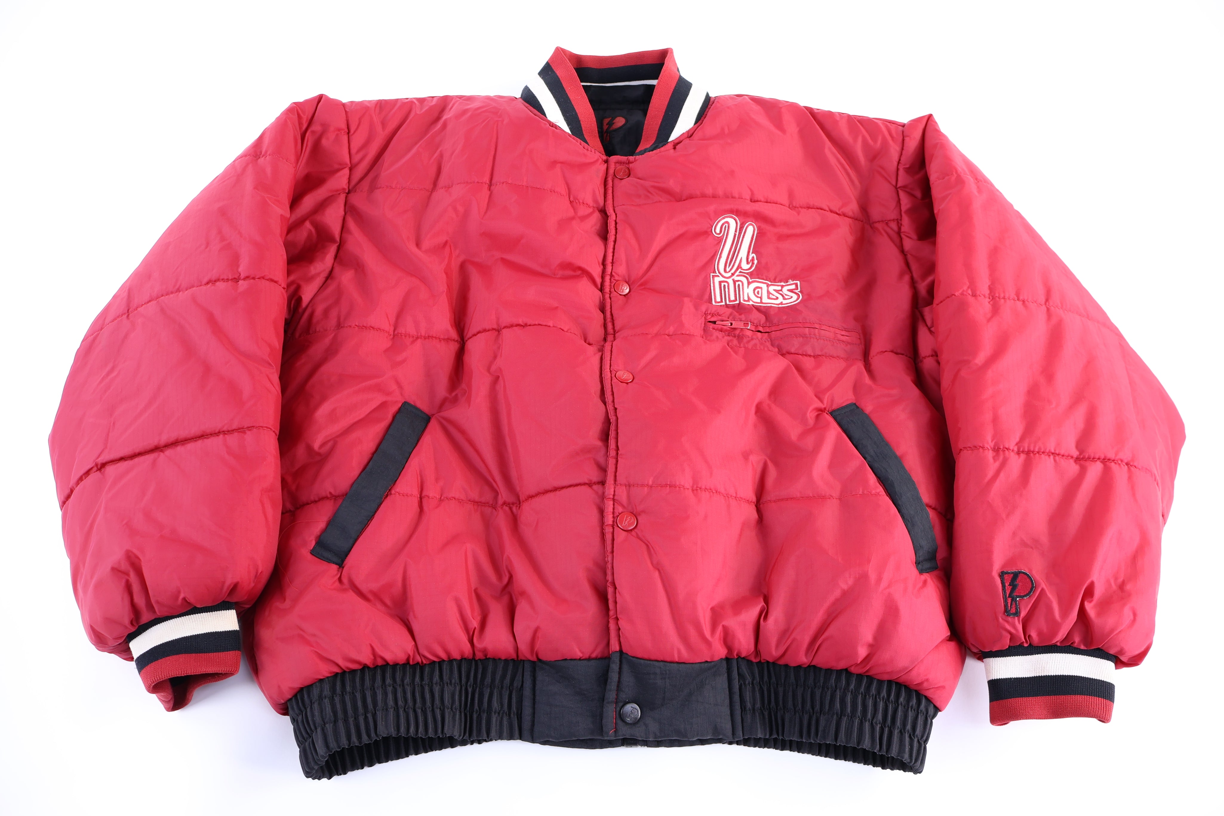 Vintage University of Massachusetts Reversible Puffer Jacket