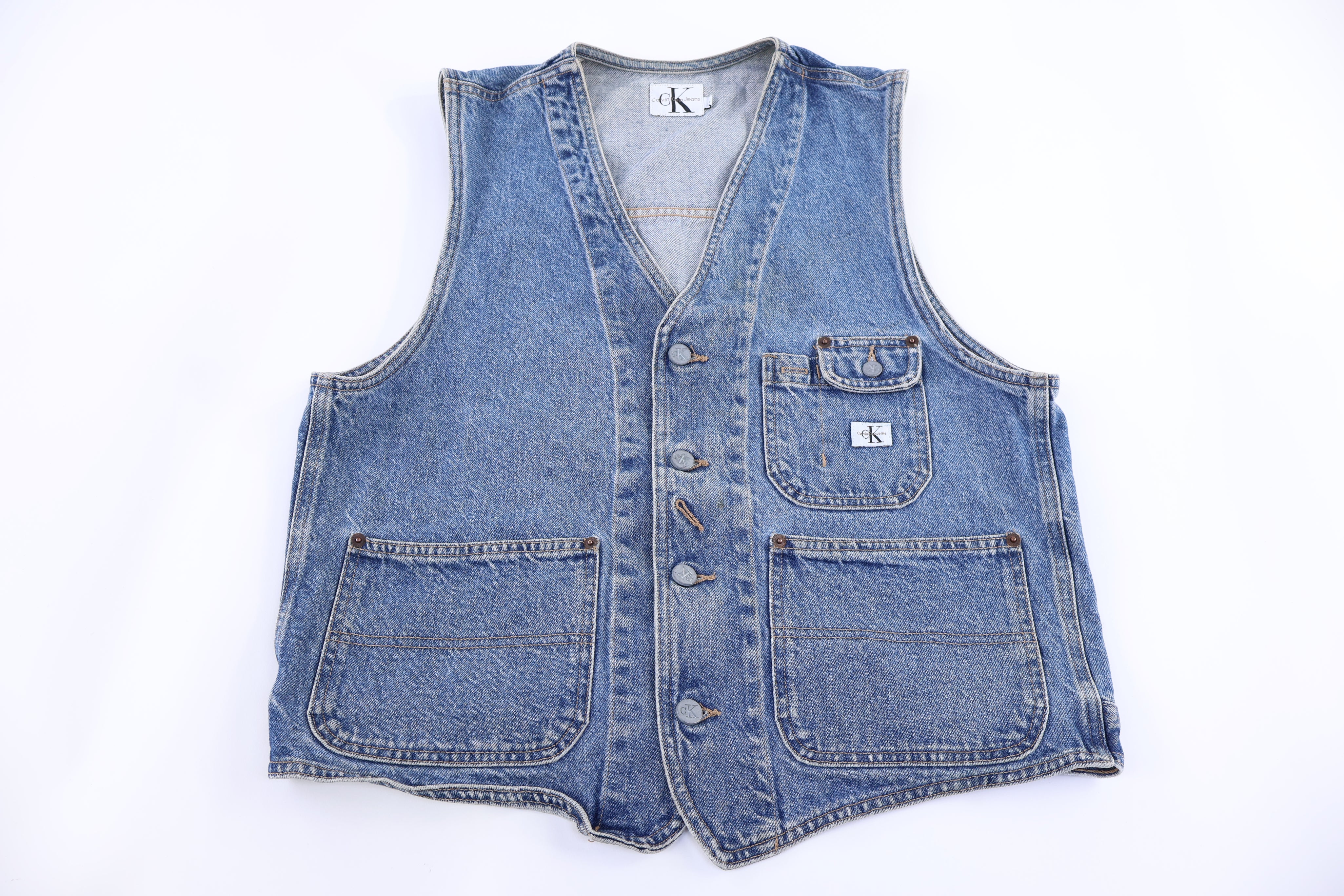 Women's Vintage Calvin Klein Denim Vest