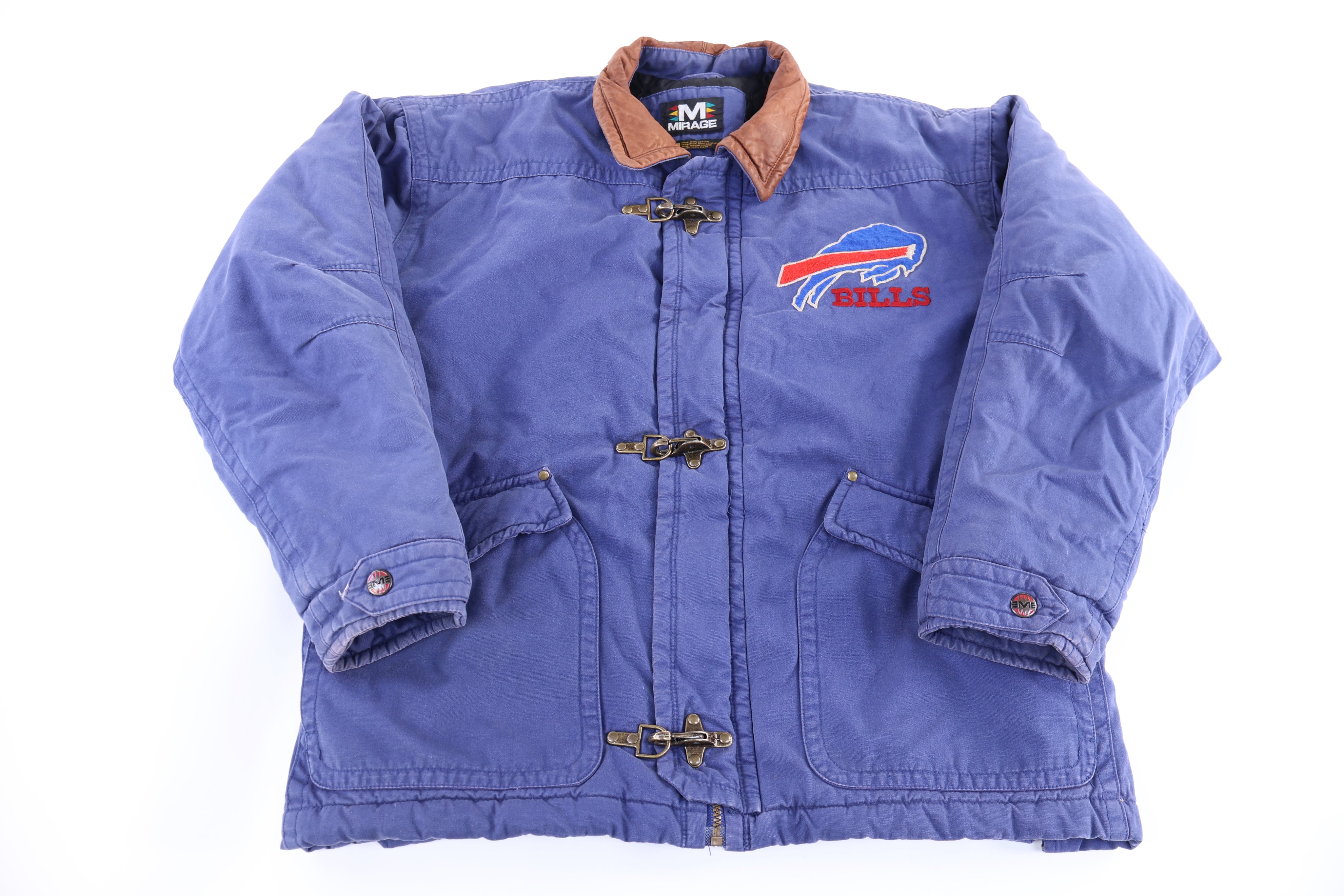 90's Buffalo Bills Football Puffer Parka Jacket