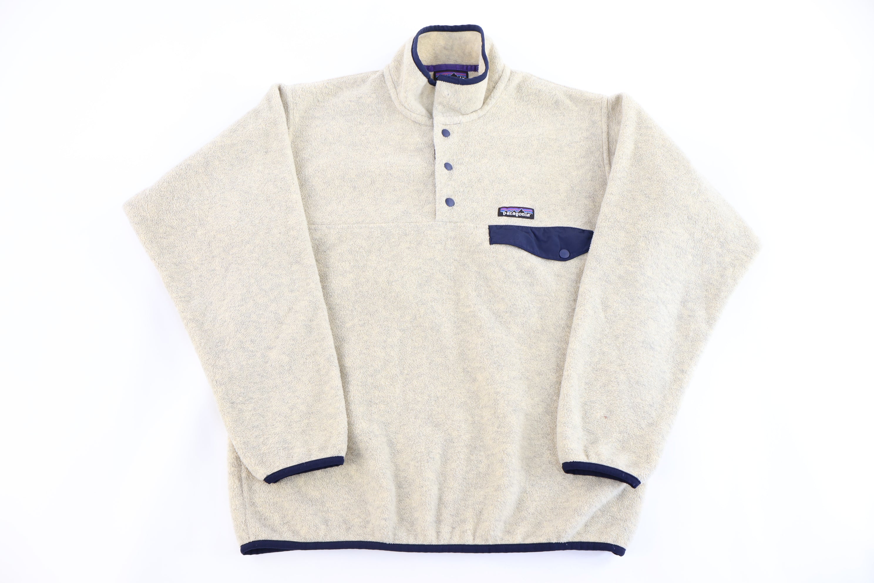 Patagonia Synchilla Logo Patch Snap-T Fleece Pullover