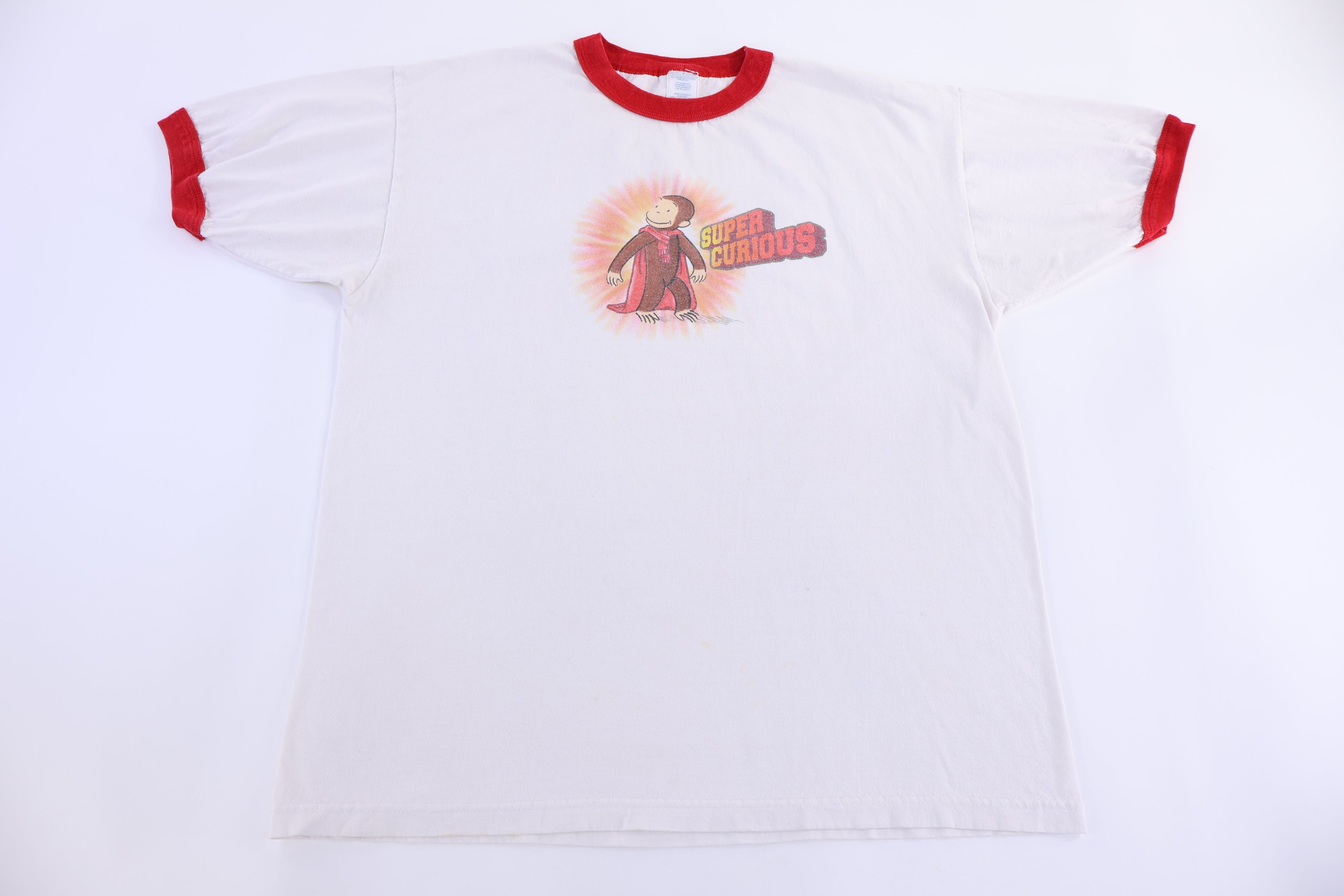Vintage Super Curious George Ringer T-shirt