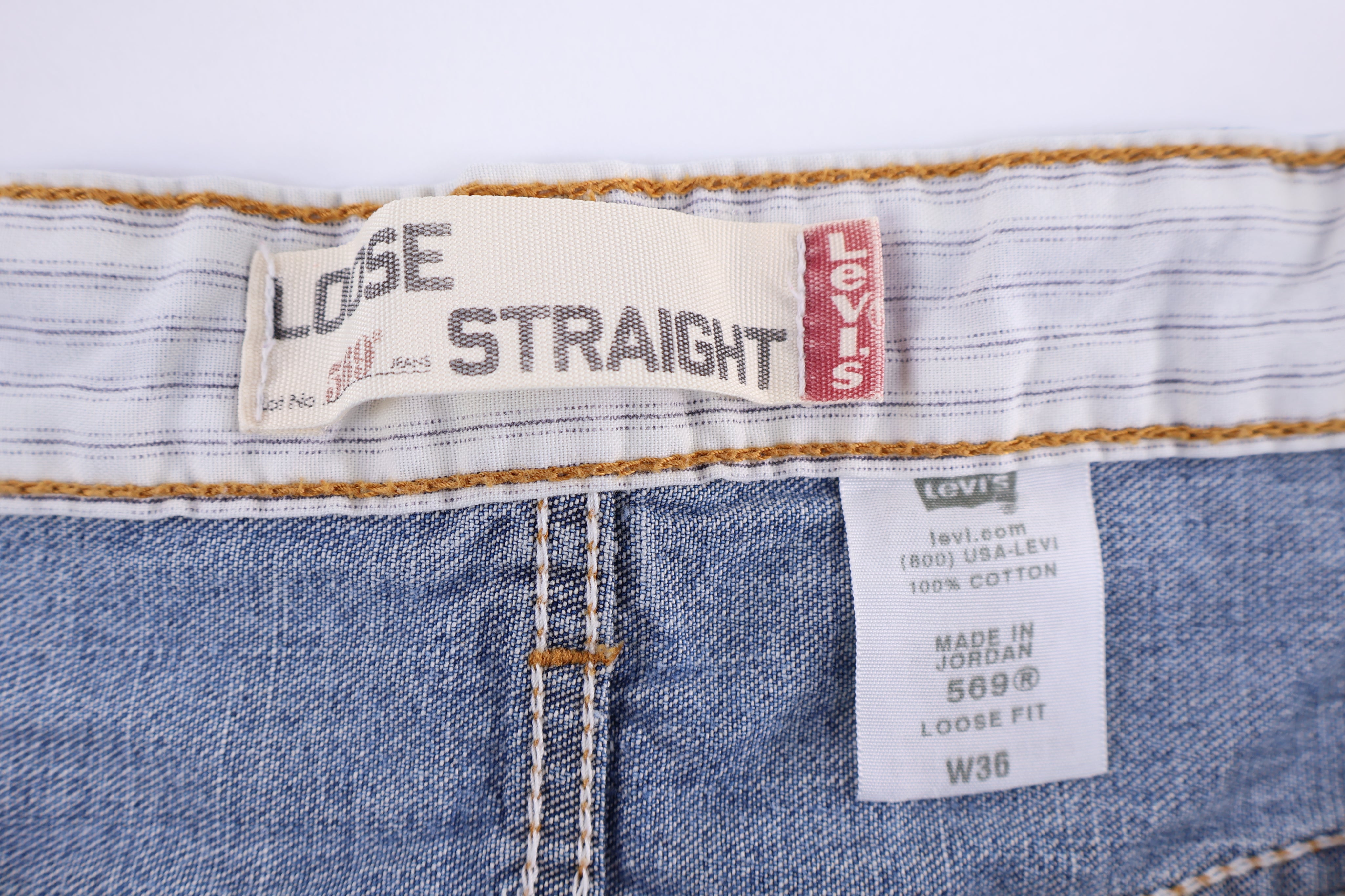 Levi's 569 Loose Straight Denim Shorts