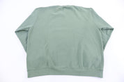 Vintage Nike Embroidered Logo Green Sweatshirt