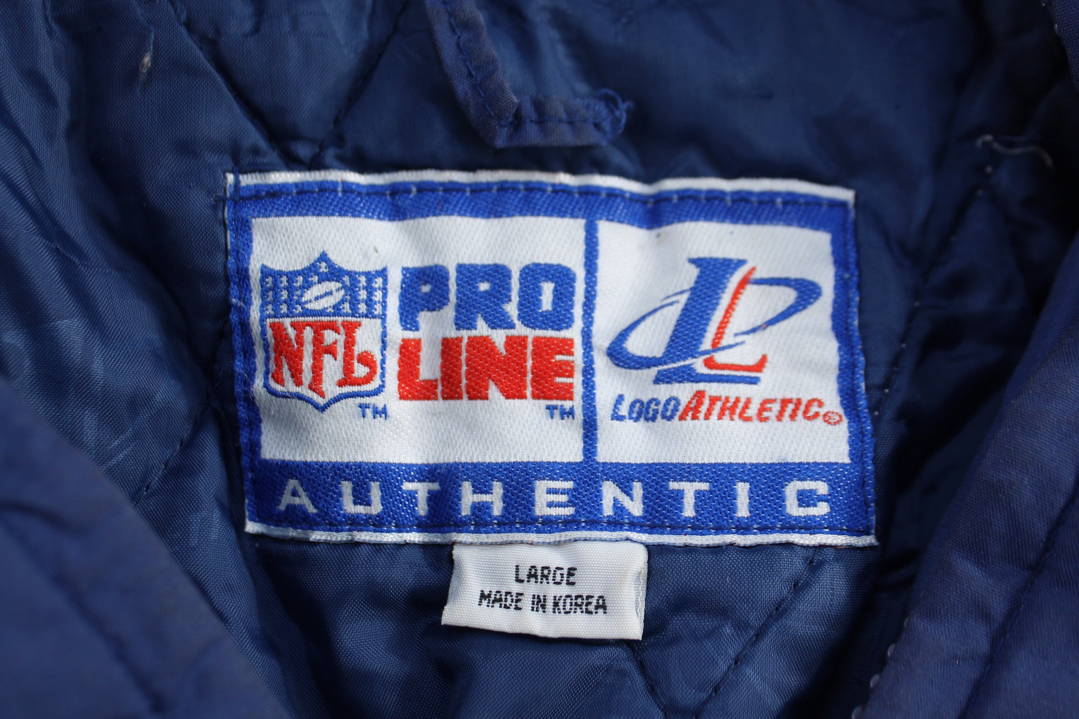 Vintage Dallas Cowboys Football Full Zip Puffer Jacket