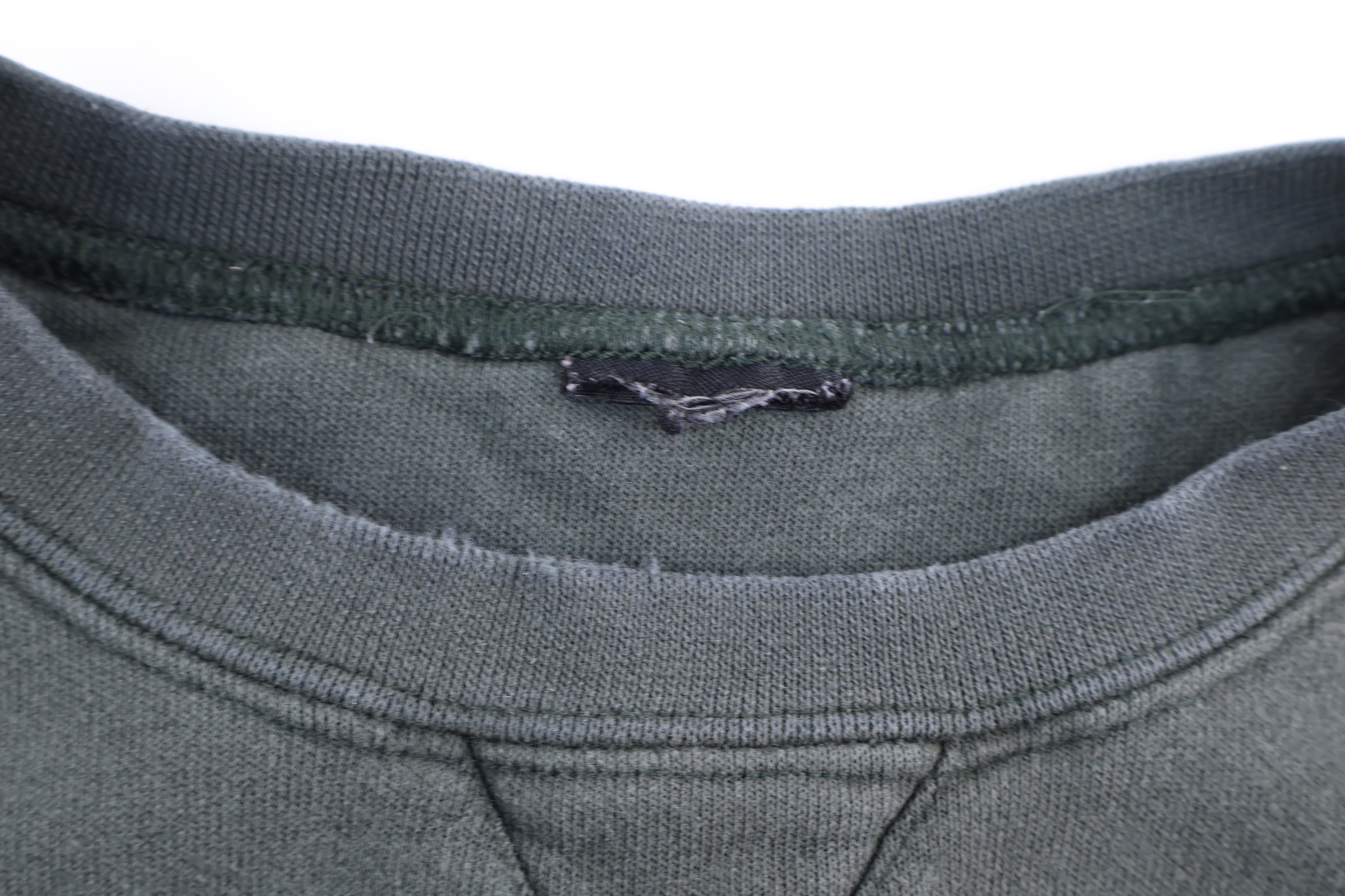 Vintage Nike Embroidered Logo Green Sweatshirt