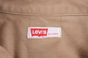 70's Levi's White Tab Brown LS Button Down