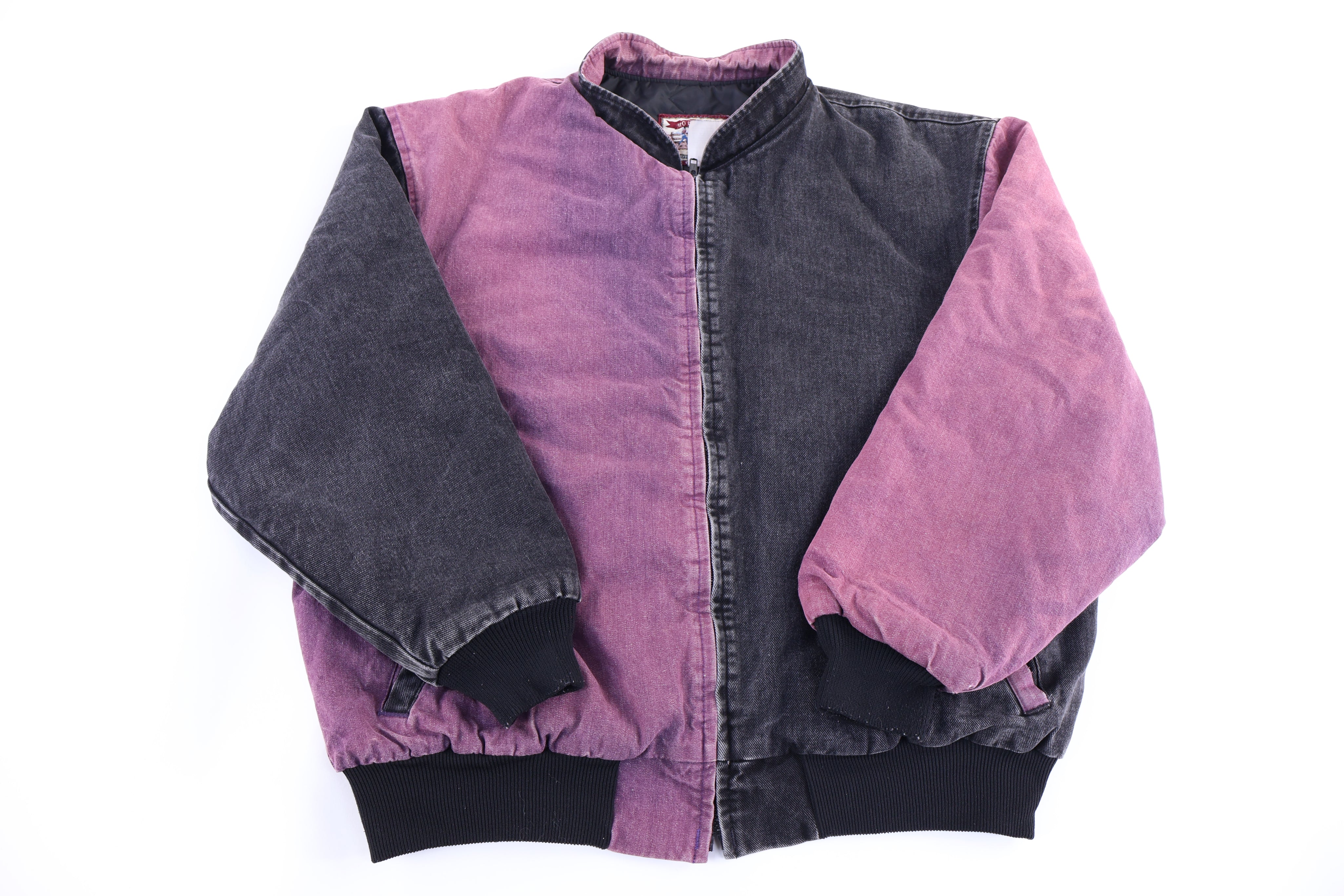 90's Mo Betta Multicolor Full Zip Bomber Jacket