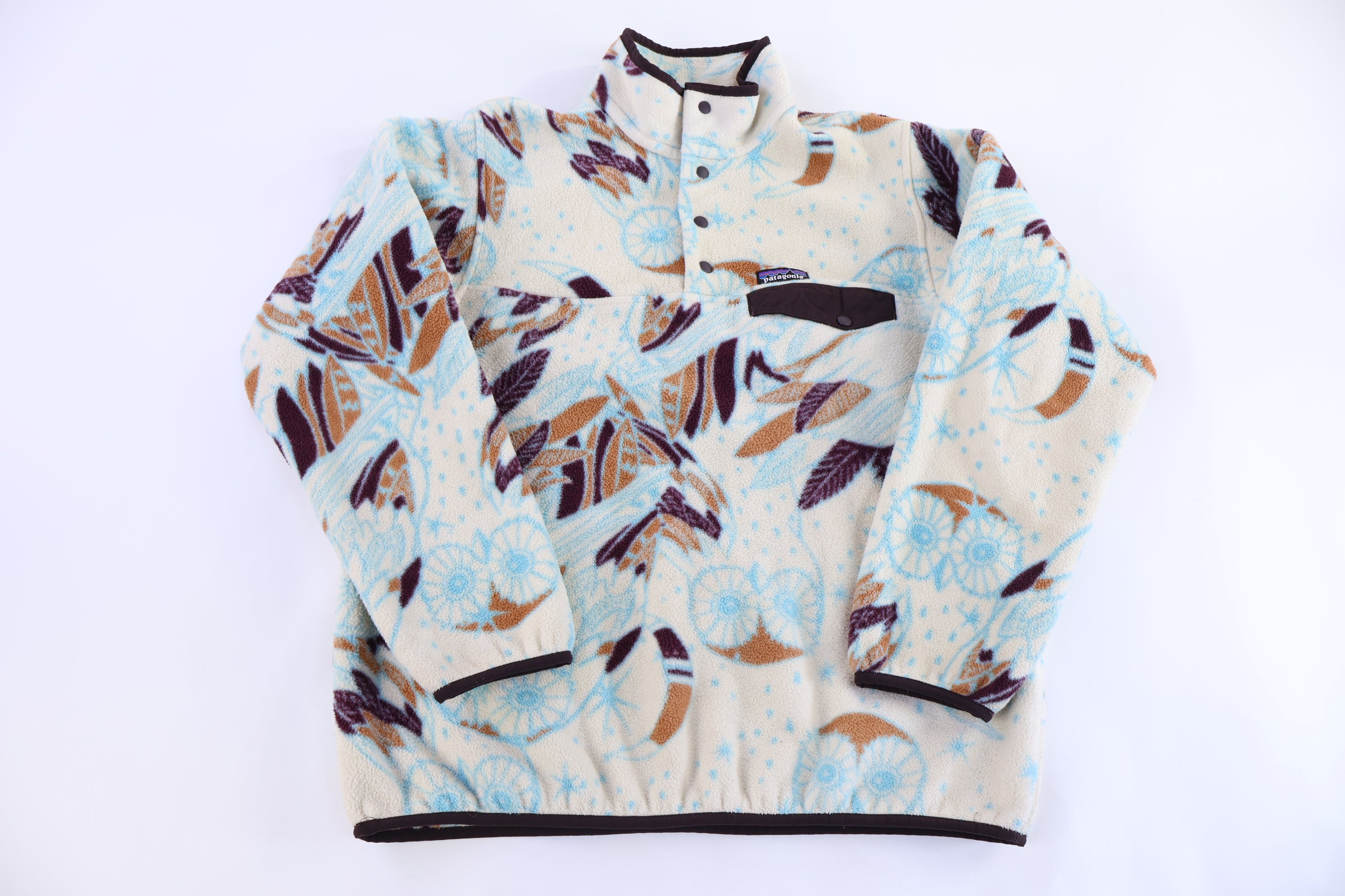 Women's Patagonia Synchilla Logo Patch Snap-T Fleece Pullover