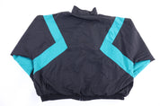 90's Reebok Embroidered Logo Multicolor Full Zip Jacket