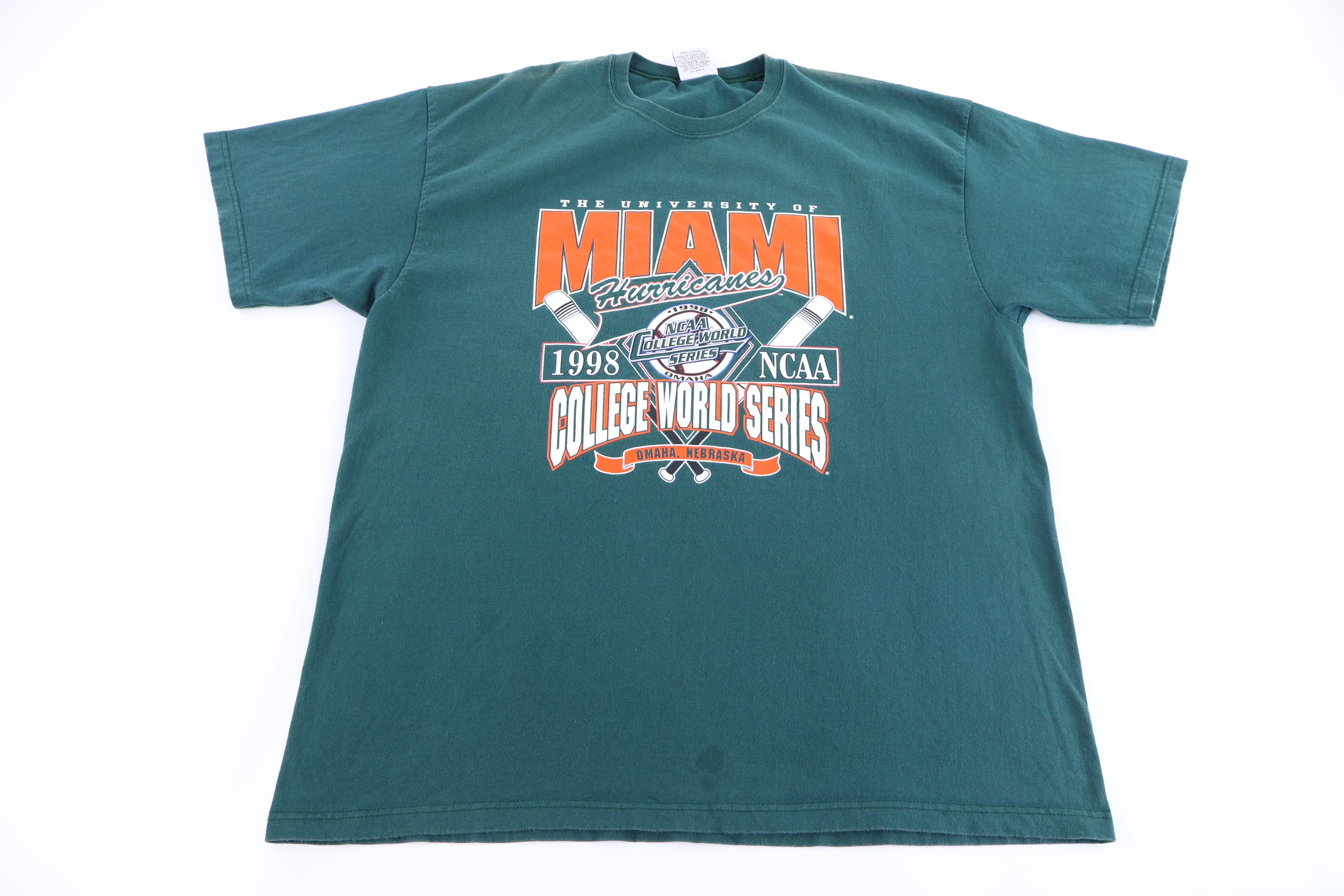 1998 The University of Miami Baseball T-shirt