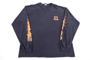 Harley Davidson Motorcycles Flames LS T-shirt