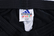 90's Adidas Embroidered Logo Black & White Pants