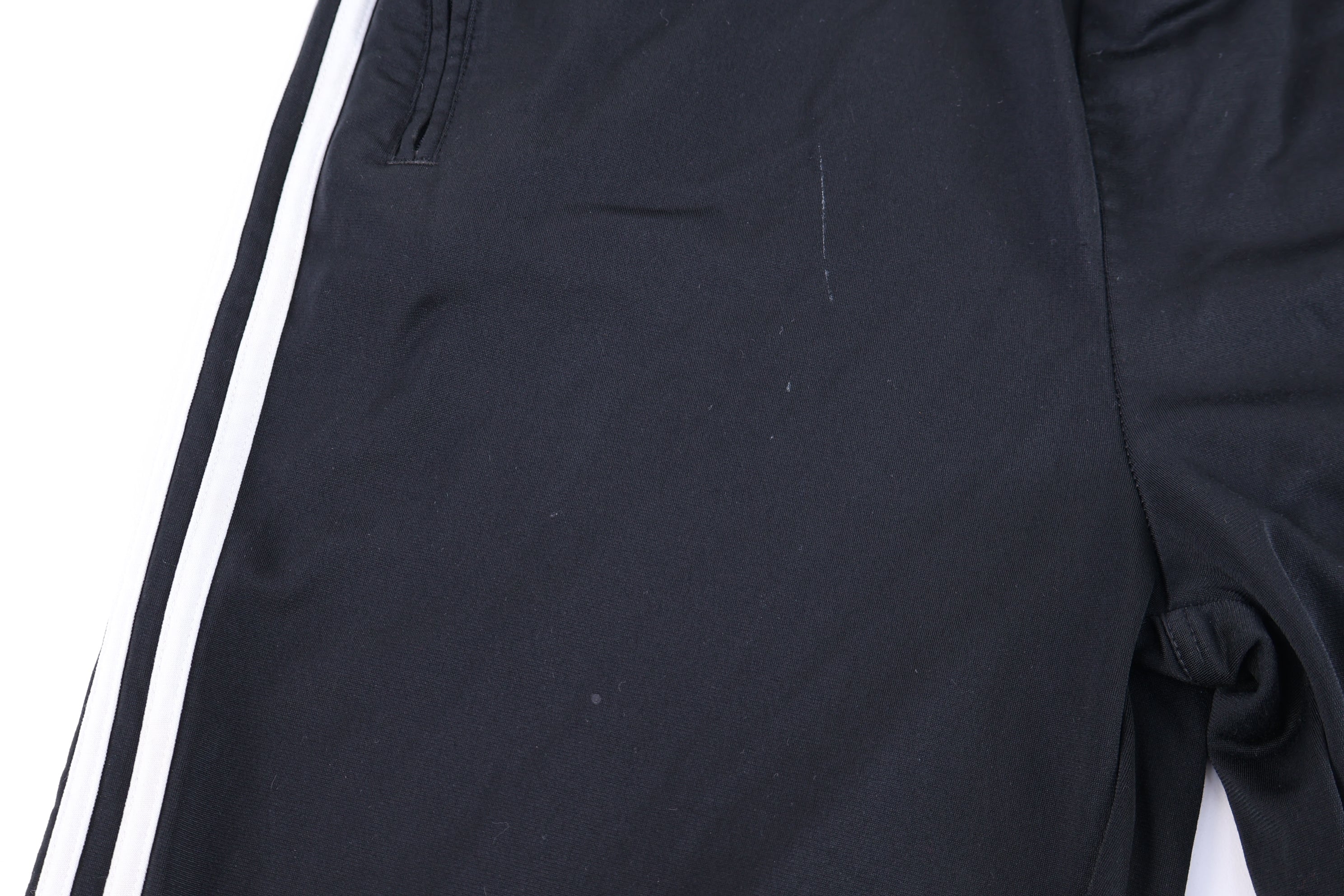 90's Adidas Embroidered Logo Black & White Pants
