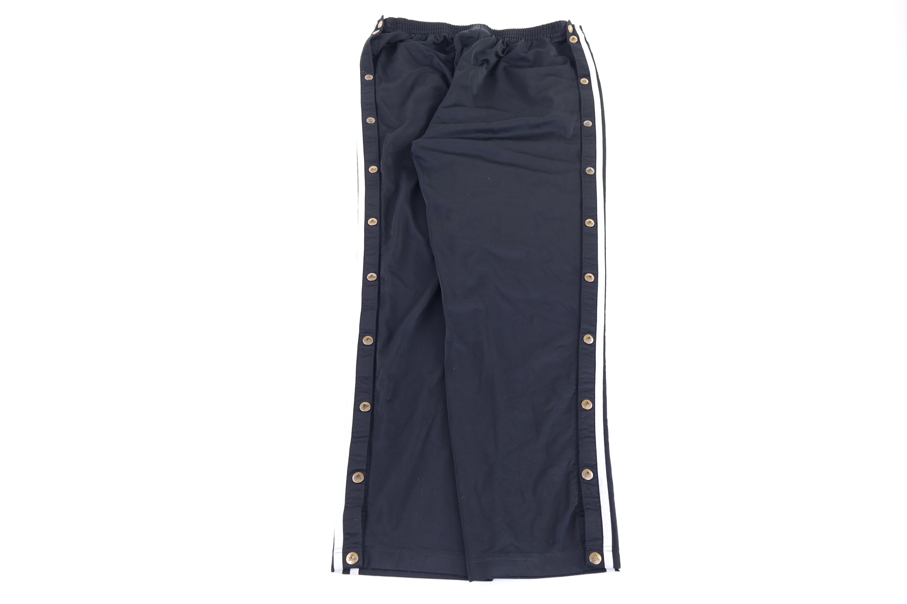90's Adidas Embroidered Logo Black & White Pants