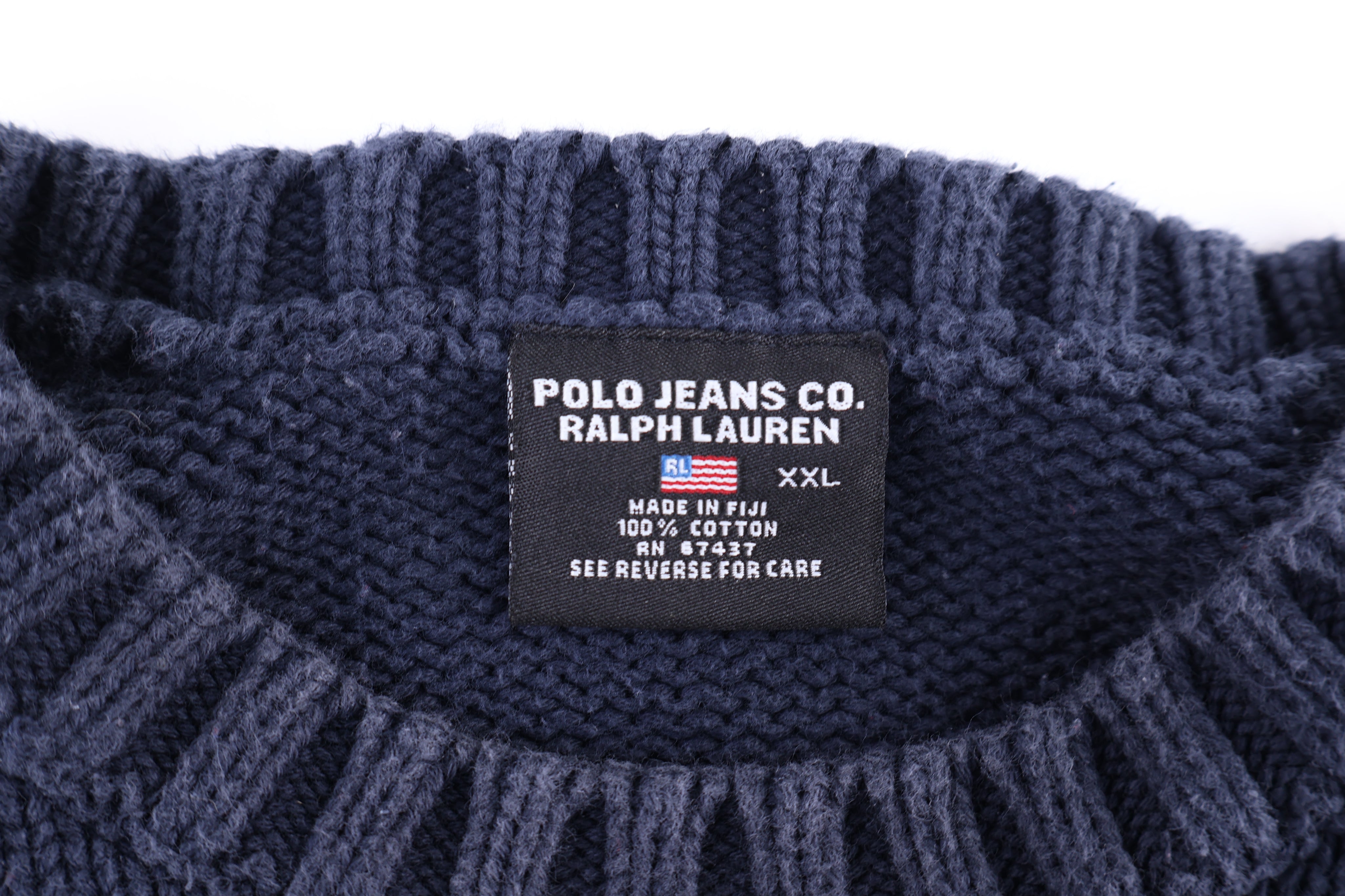 Polo Jeans Co Ralph Lauren American Flag Knit Sweater