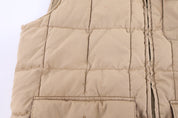 Polo by Ralph Lauren Tan Quilted Full Zip Vest