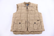 Polo by Ralph Lauren Tan Quilted Full Zip Vest