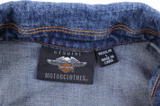 Harley Davidson Motorcycles Dark Wash Denim Jacket