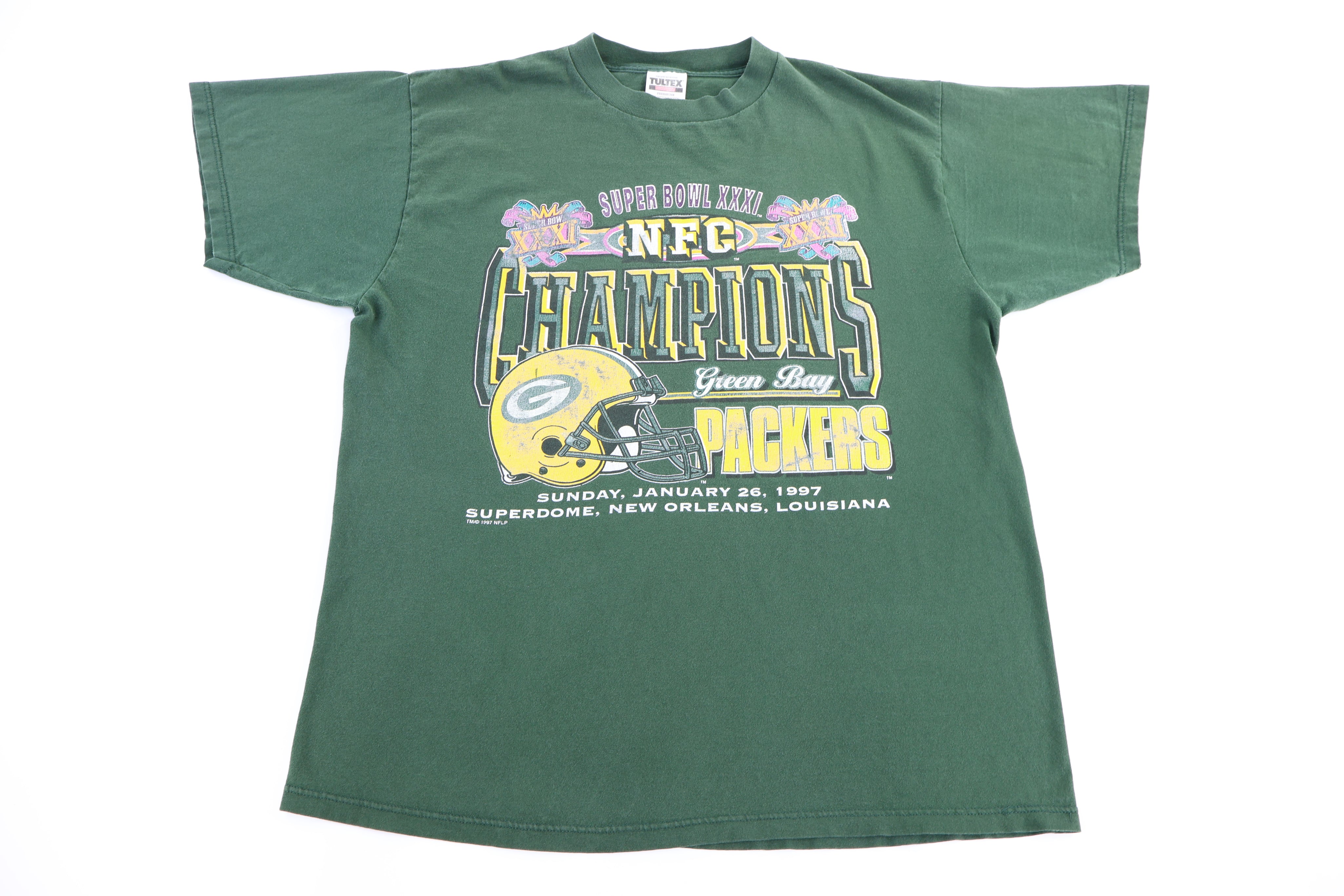 1997 Super Bowl XXXI Champs Green Bay Packers T-shirt