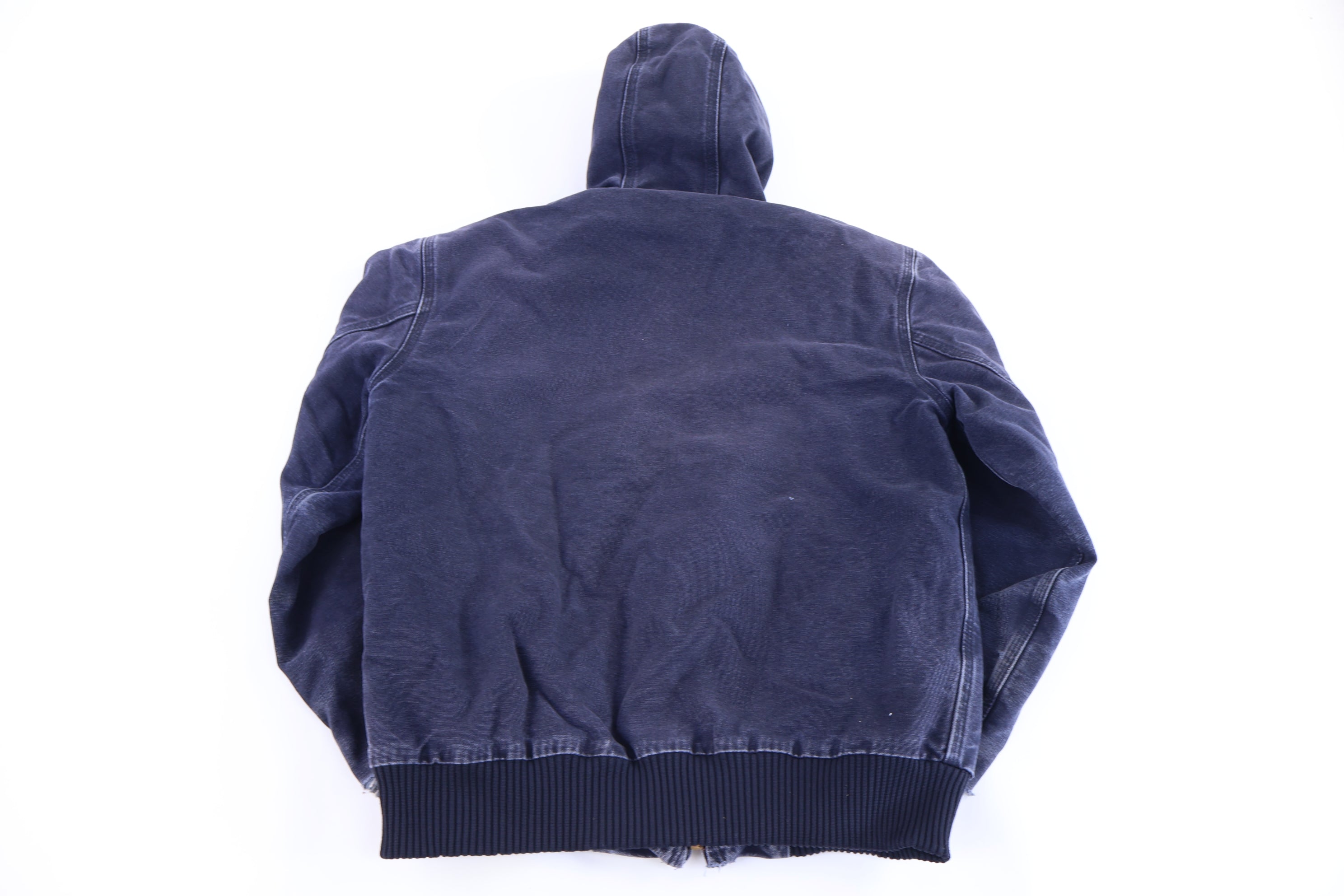 Carhartt Logo Patch Blue Full Zip Jacket